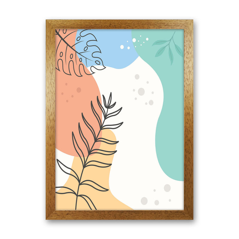 Abstract Leaves II Art Print by Jason Stanley Oak Grain
