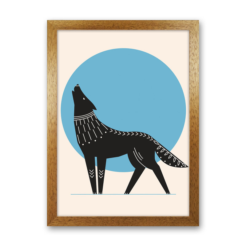 Howl At The Moon Art Print by Jason Stanley Oak Grain