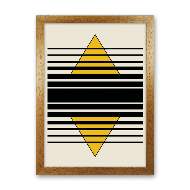 Geometric Pyramid Art Print by Jason Stanley Oak Grain