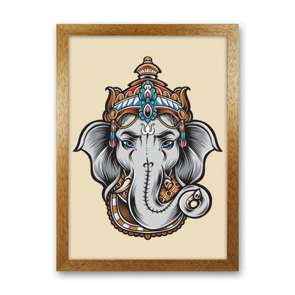 Ask Lord Ganesha Art Print by Jason Stanley Oak Grain