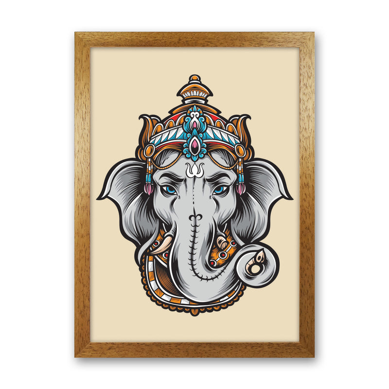 Ask Lord Ganesha Art Print by Jason Stanley Oak Grain