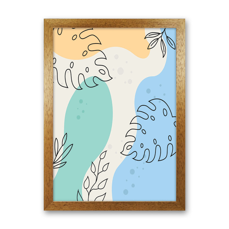 Abstract Leaves I Art Print by Jason Stanley Oak Grain