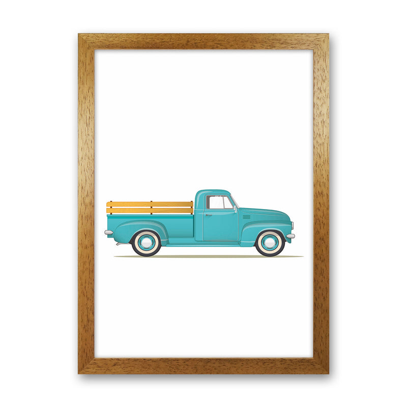 Old Trusty Pickup Art Print by Jason Stanley Oak Grain