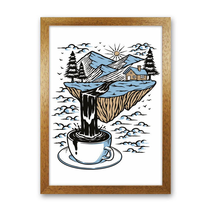 The River Flows Art Print by Jason Stanley Oak Grain