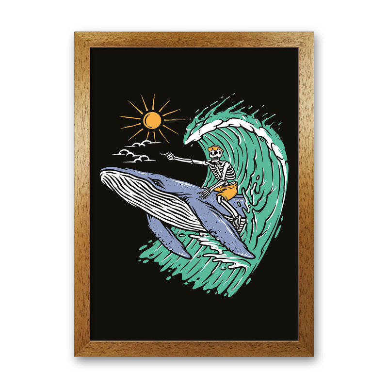 Going Straight! Art Print by Jason Stanley Oak Grain
