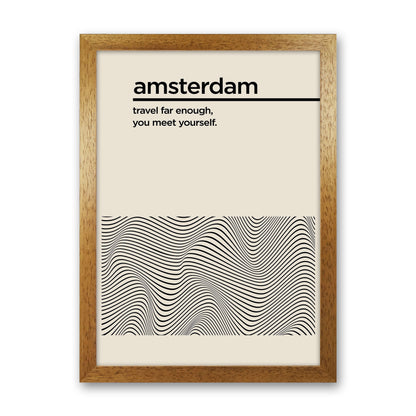Amsterdam Travel Art Print by Jason Stanley Oak Grain