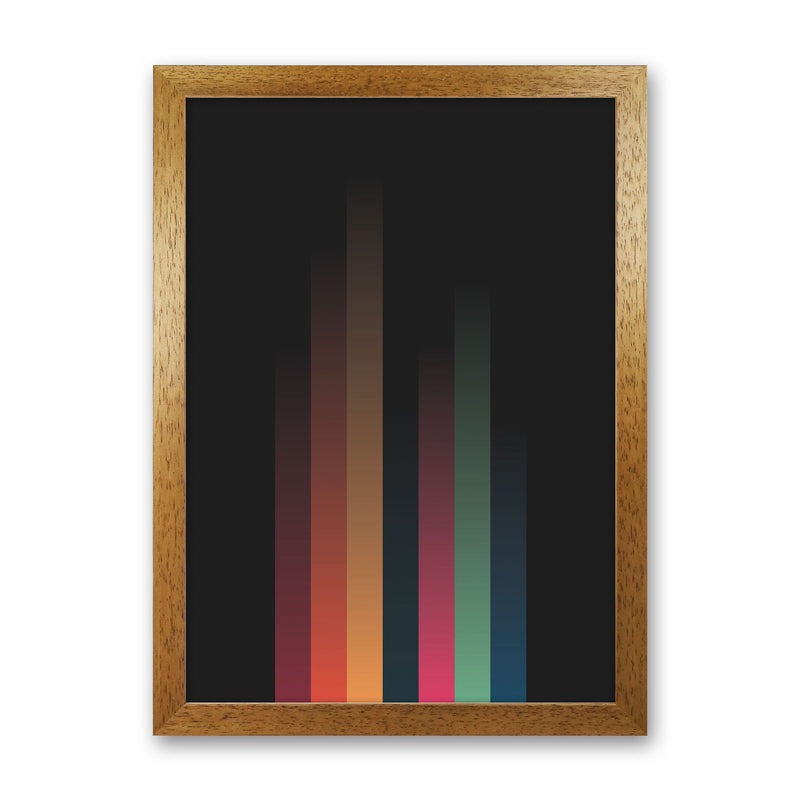 Faded Stripes 3 Art Print by Jason Stanley Oak Grain