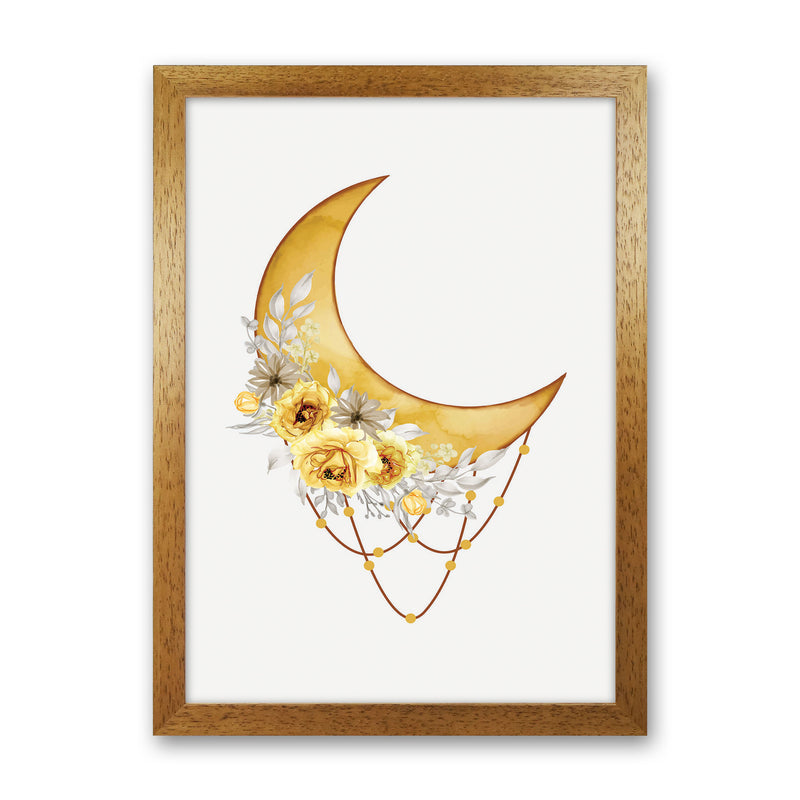 Watercolor Moon Art Print by Jason Stanley Oak Grain
