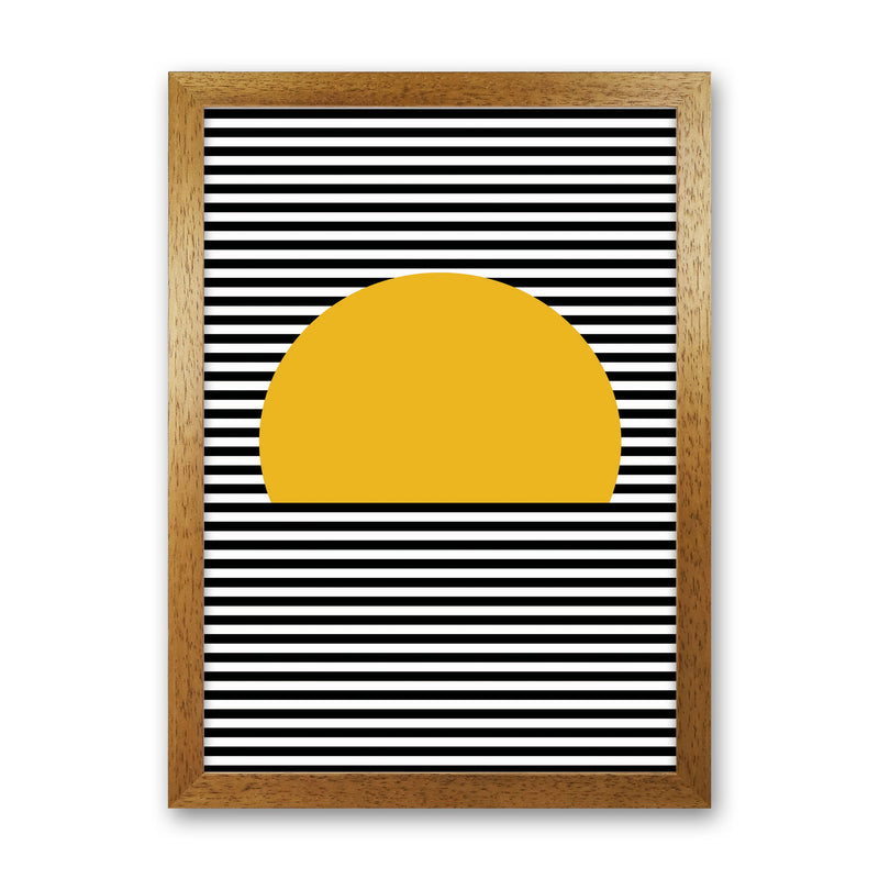 Sunset Line Art Art Print by Jason Stanley Oak Grain