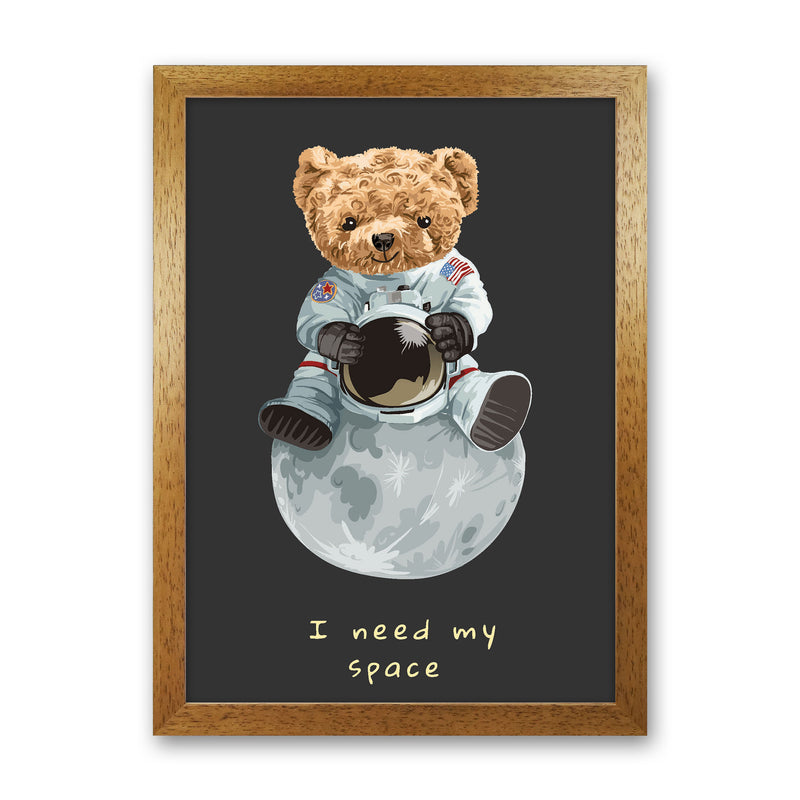 I Need My Space Art Print by Jason Stanley Oak Grain