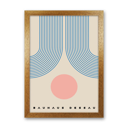 Bauhaus Design Art Print by Jason Stanley Oak Grain