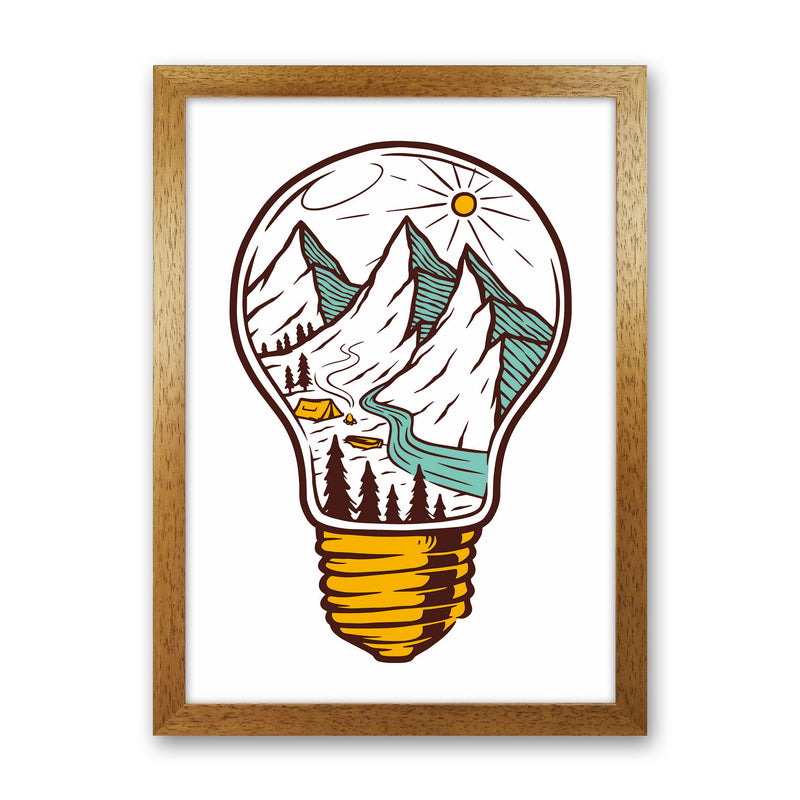 I Have An Idea Art Print by Jason Stanley Oak Grain