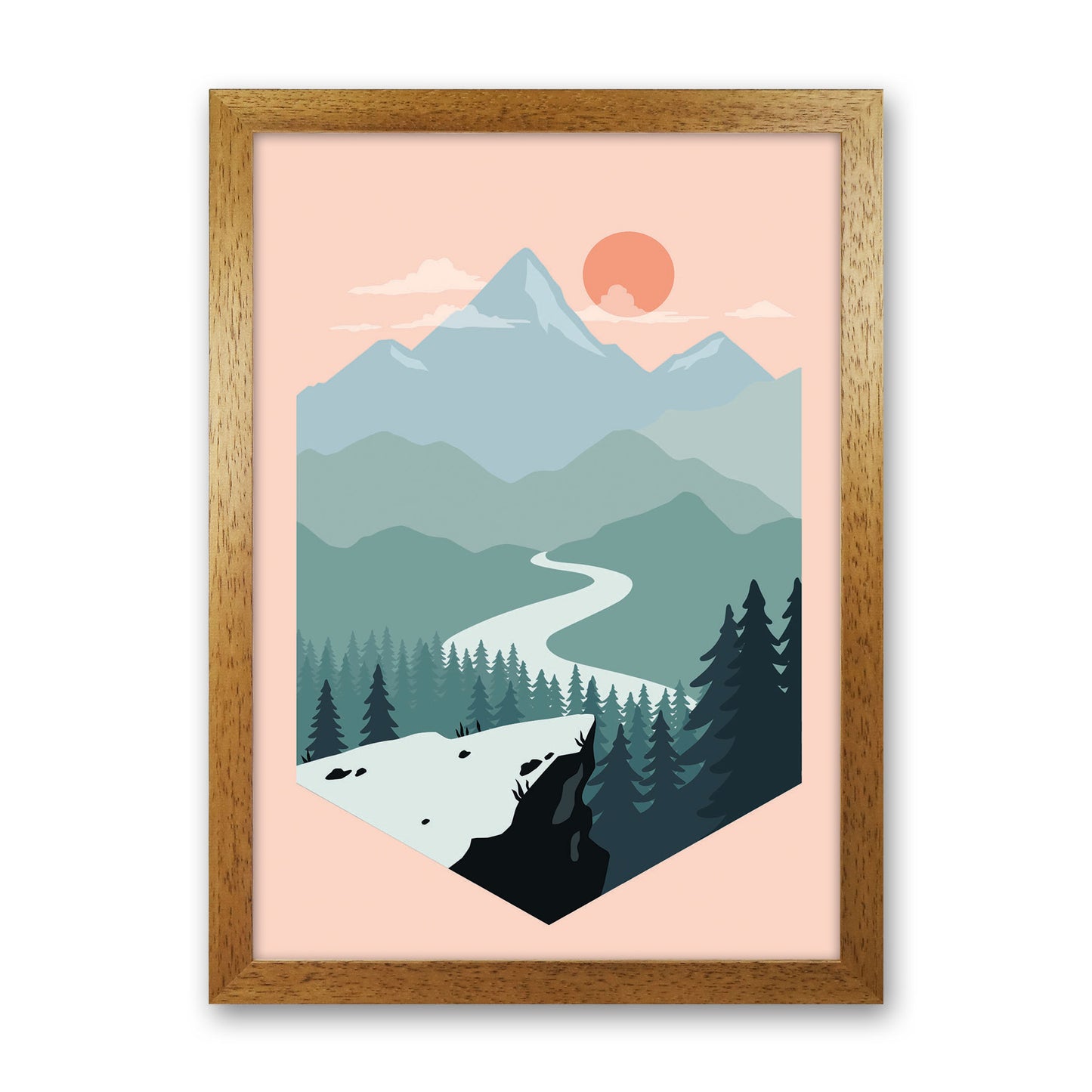 Get Out There Art Print by Jason Stanley Oak Grain