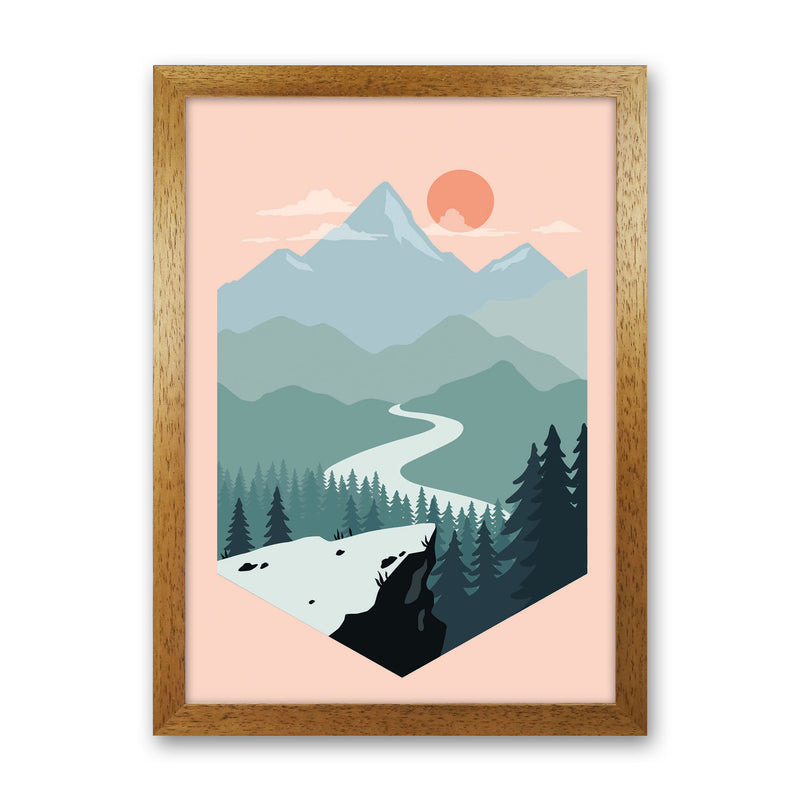 Get Out There Art Print by Jason Stanley Oak Grain