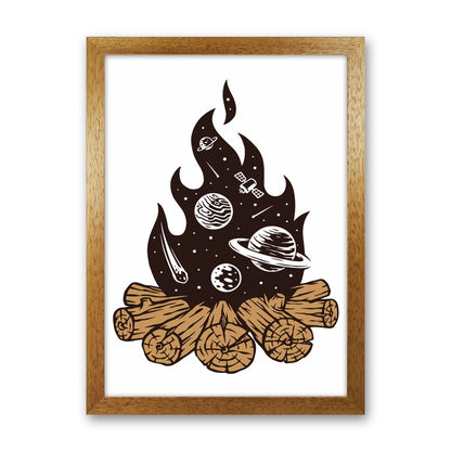 Mystical Fire Art Print by Jason Stanley Oak Grain