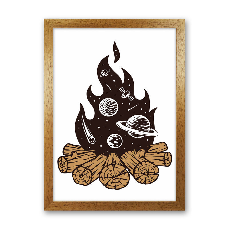 Mystical Fire Art Print by Jason Stanley Oak Grain