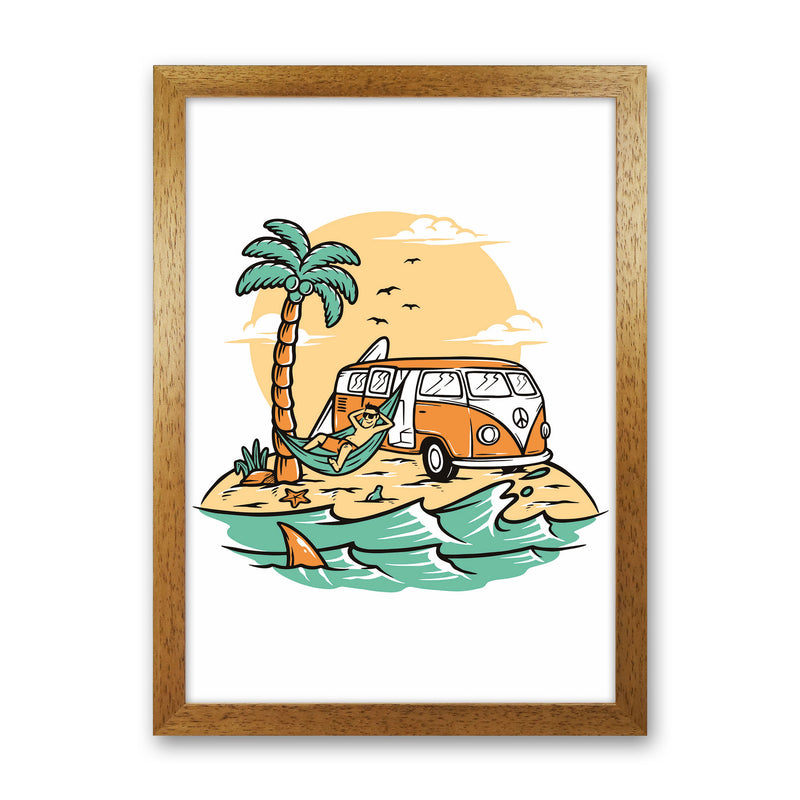The Good Life Art Print by Jason Stanley Oak Grain