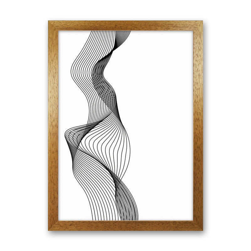 Line Wobbles Art Print by Jason Stanley Oak Grain