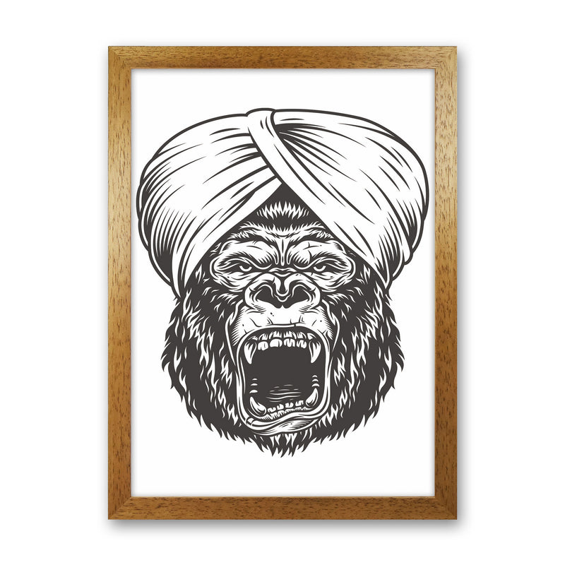 Wise Gorilla Art Print by Jason Stanley Oak Grain