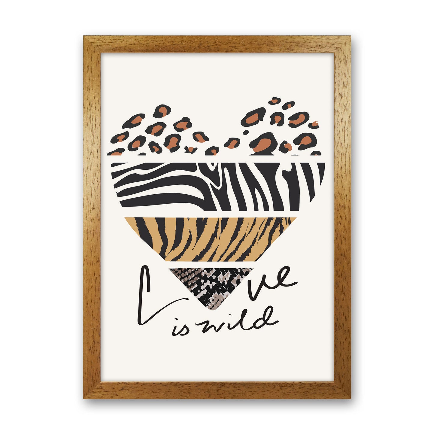 Love Is Wild Art Print by Jason Stanley Oak Grain
