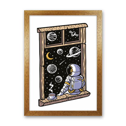 Planet Views Art Print by Jason Stanley Oak Grain