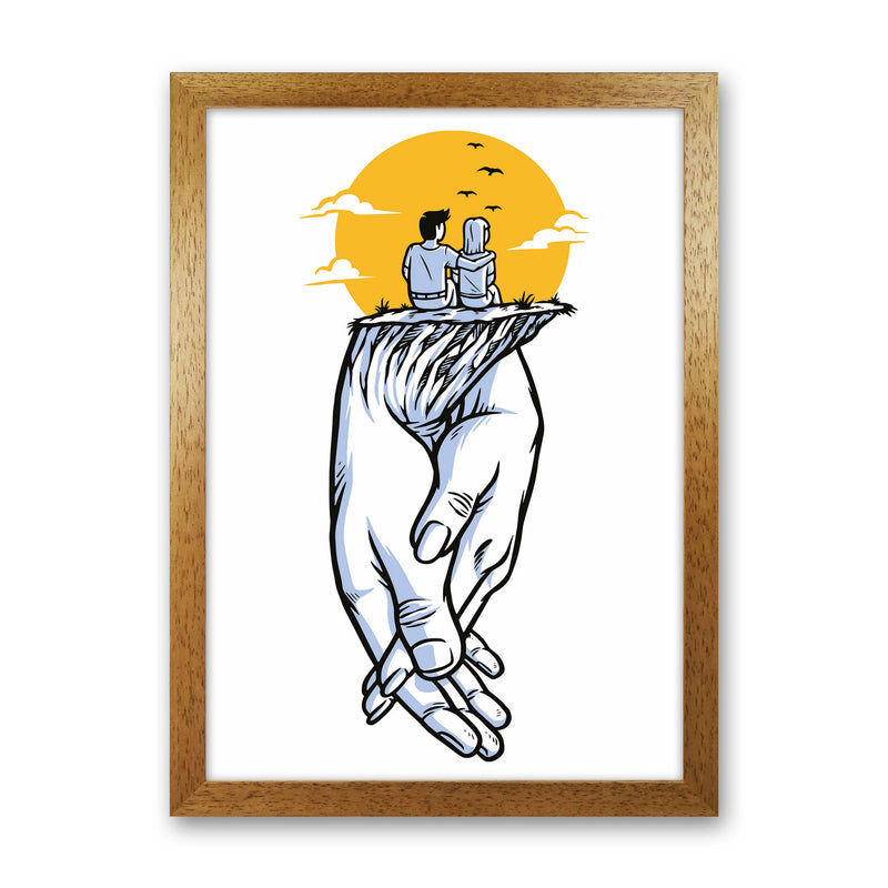 Date Night Art Print by Jason Stanley Oak Grain