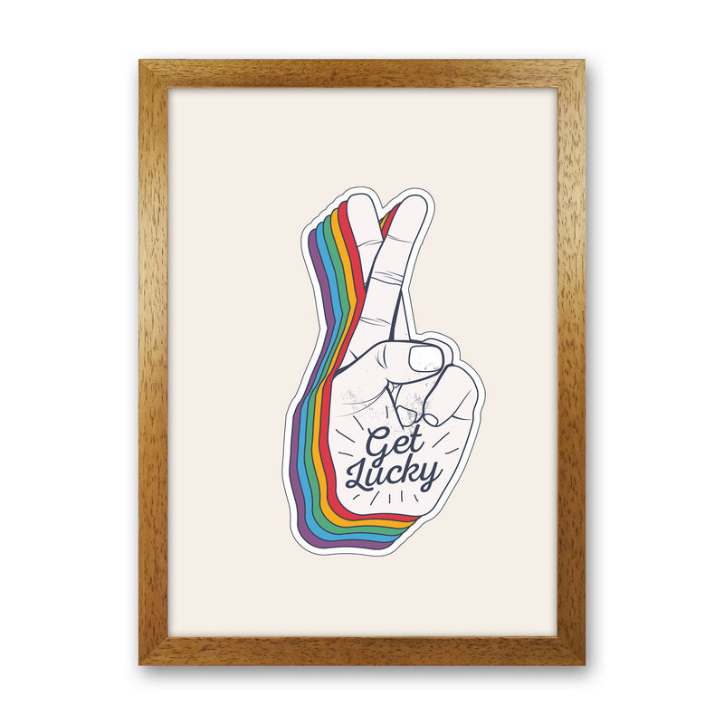 Get Lucky!! Art Print by Jason Stanley Oak Grain