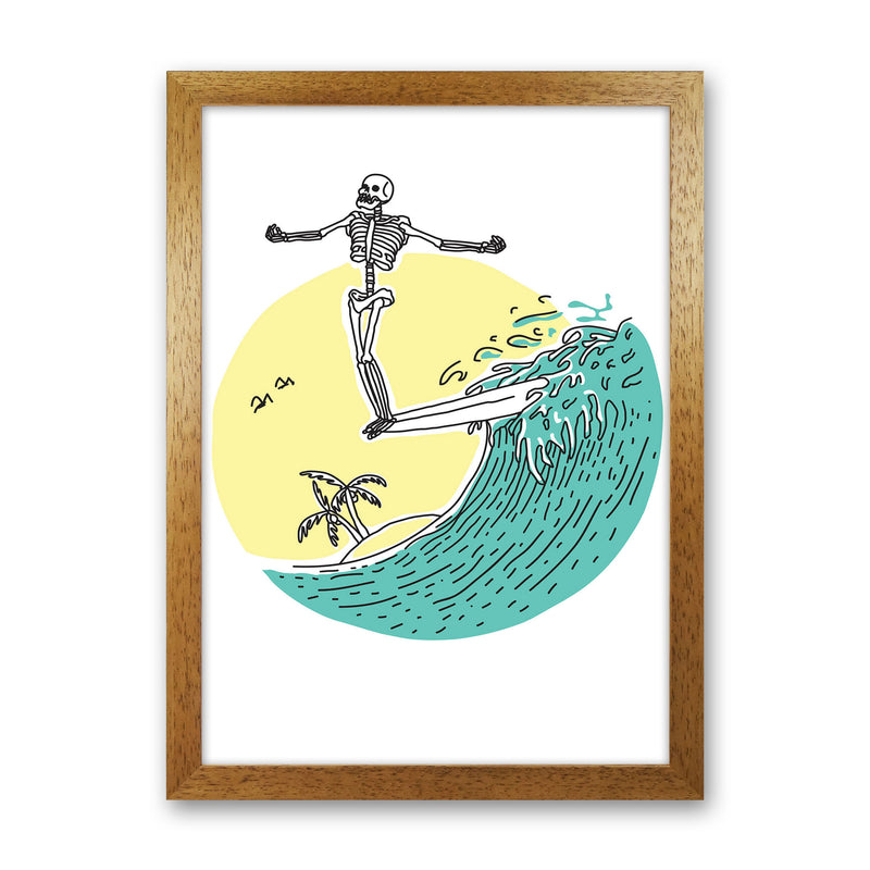 Hang 10 Zen Art Print by Jason Stanley Oak Grain