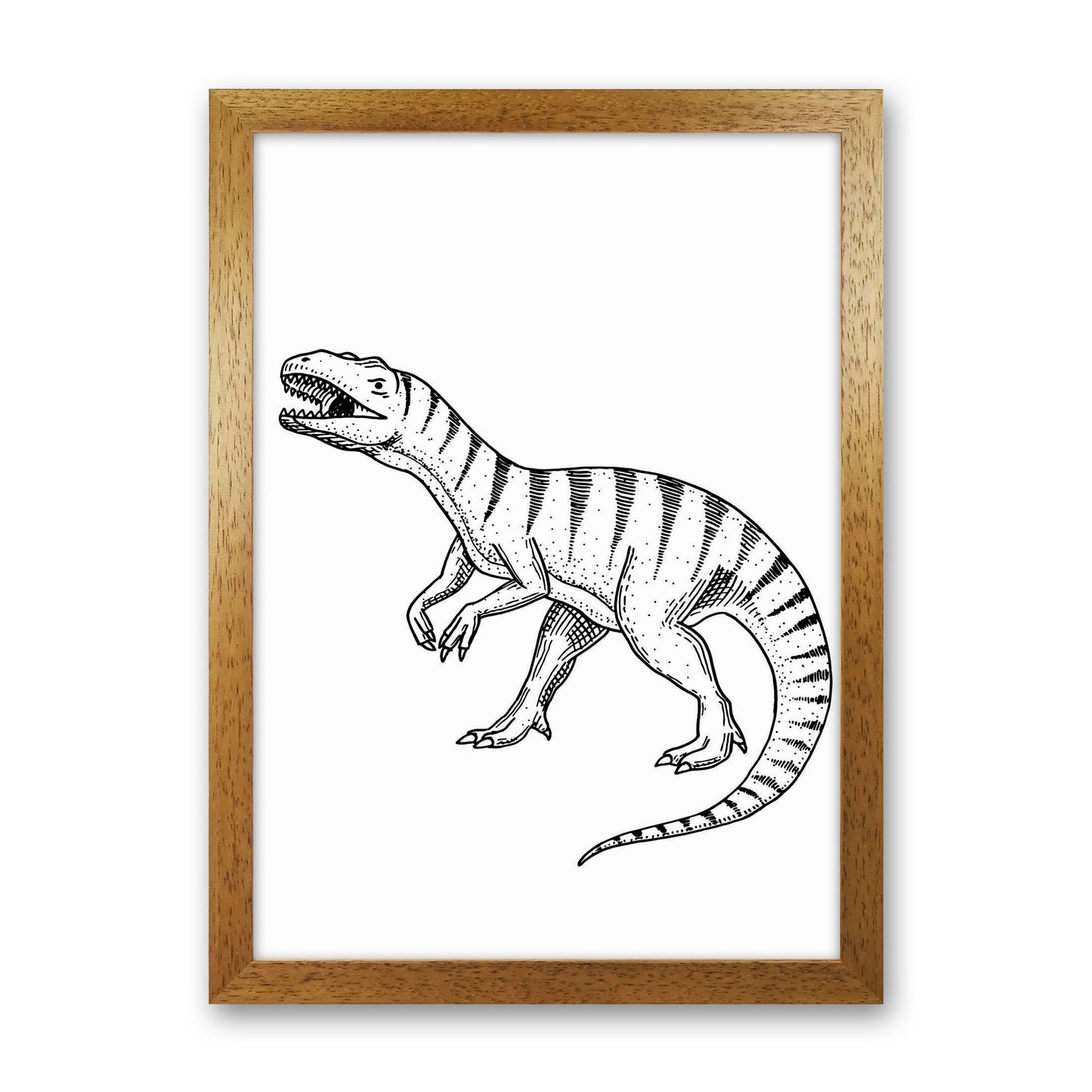 Dinosaur Art Print by Jason Stanley Oak Grain