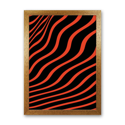 Red Vibes Art Print by Jason Stanley Oak Grain