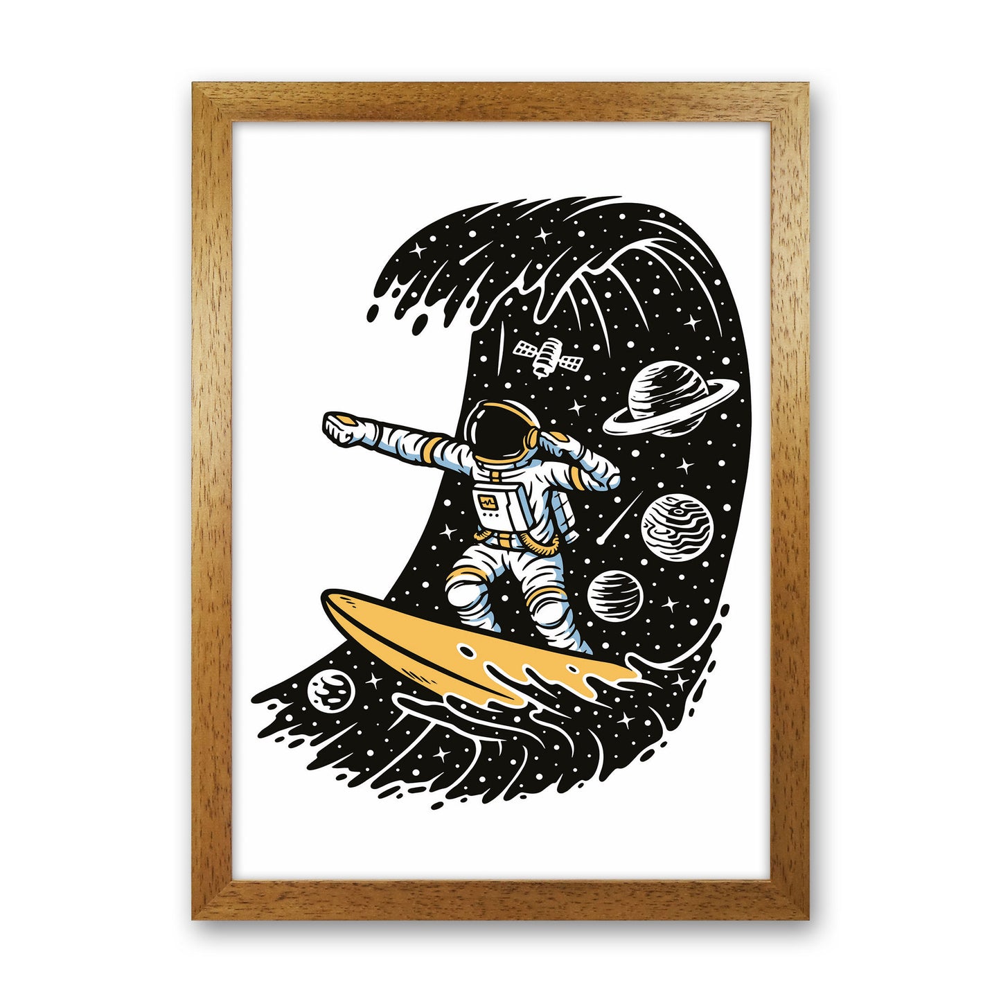 Surf's Up Art Print by Jason Stanley Oak Grain