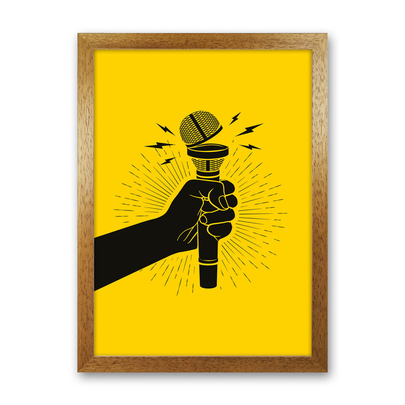 Speak Up! Art Print by Jason Stanley Oak Grain
