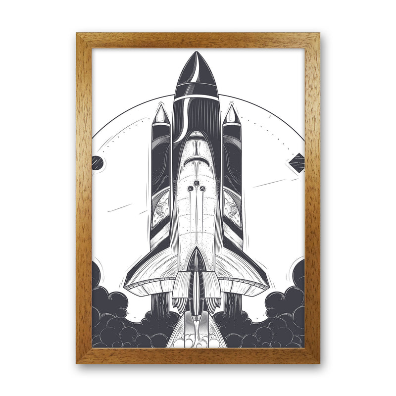 Blastoff! Art Print by Jason Stanley Oak Grain