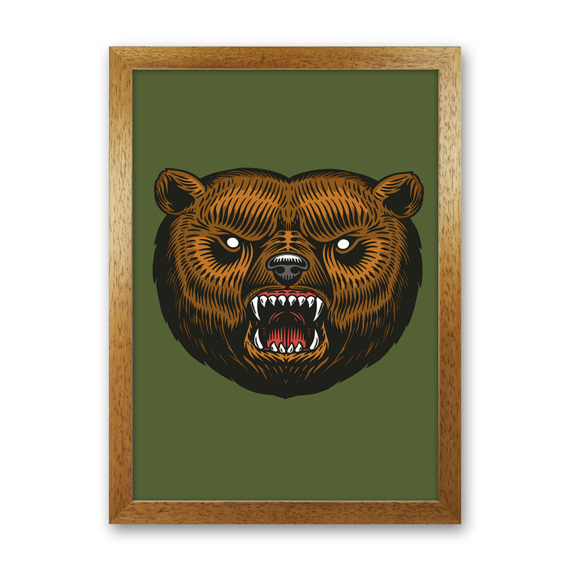 Ol Grizzly Art Print by Jason Stanley Oak Grain