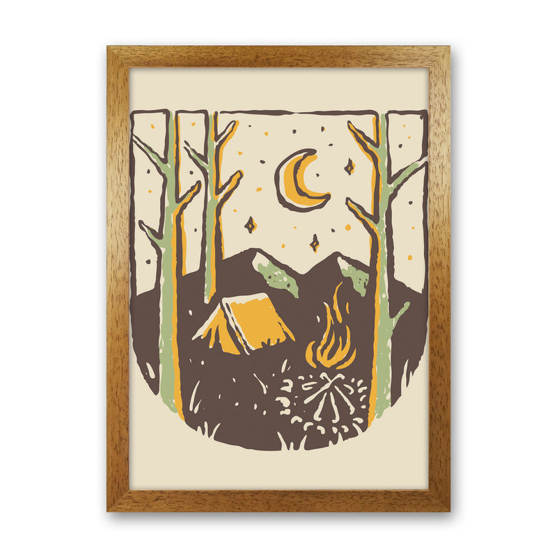 Camp Vibes Only Art Print by Jason Stanley Oak Grain