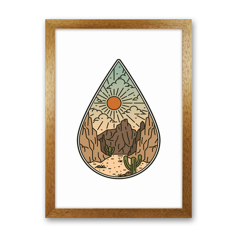 Desert Vibes II Art Print by Jason Stanley Oak Grain