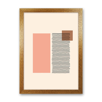 Geometric Abstract Shapes II Art Print by Jason Stanley Oak Grain