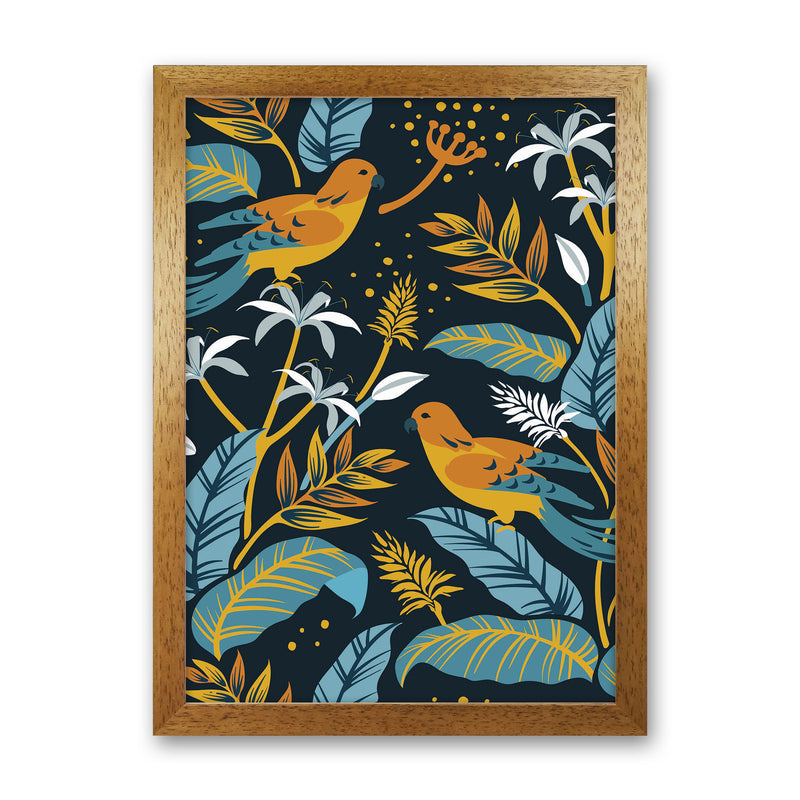 Birds And Plants Art Print by Jason Stanley Oak Grain