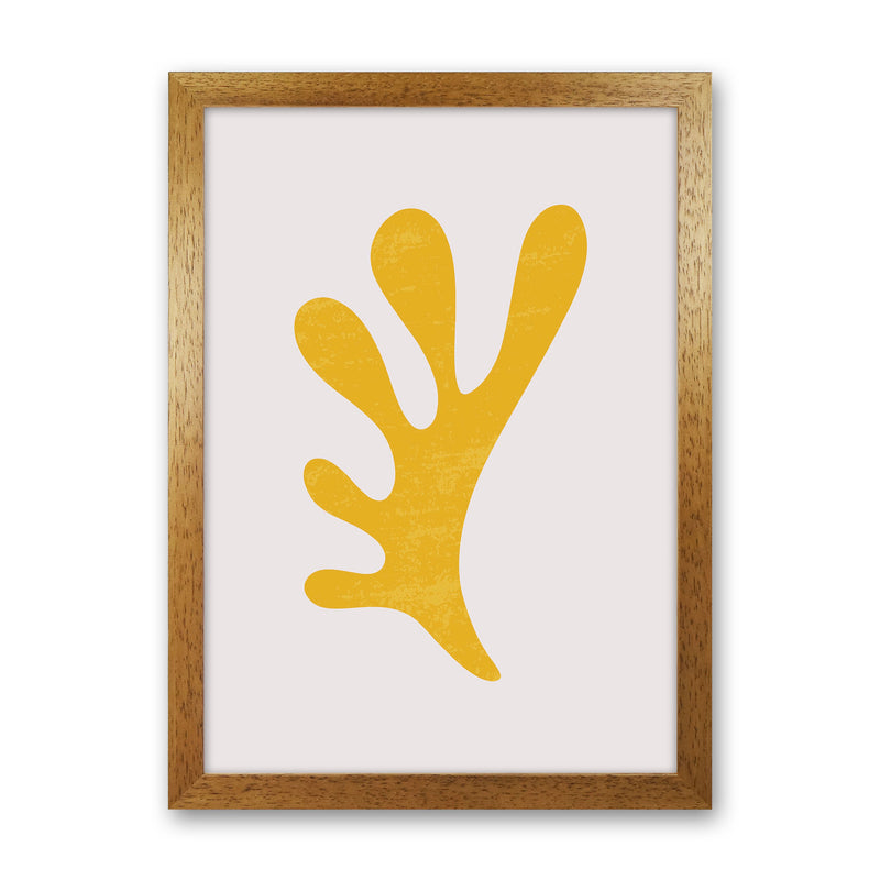 Abstract Yellow Algae Art Print by Jason Stanley Oak Grain