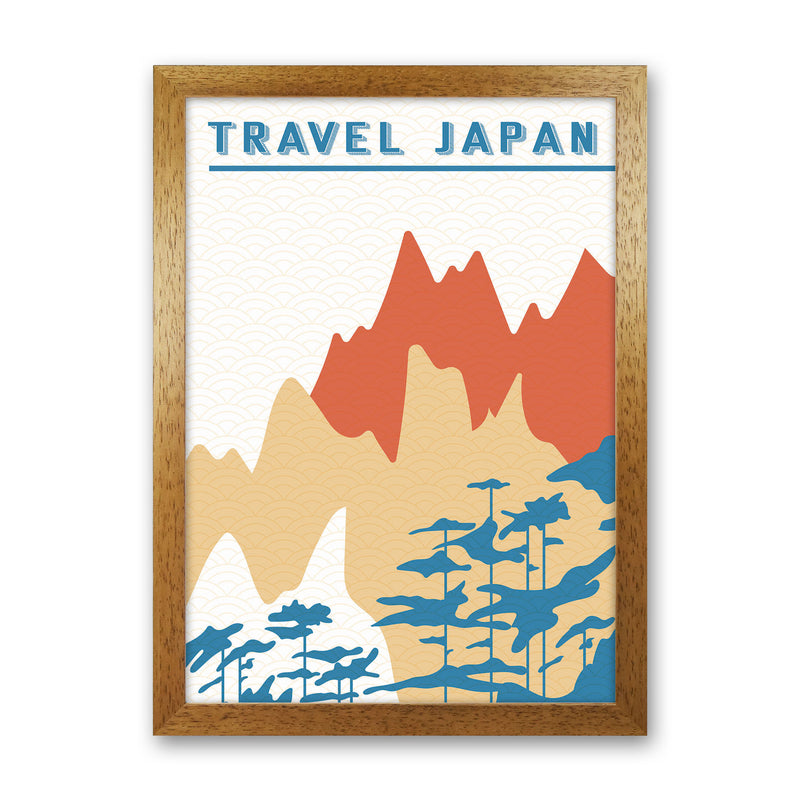 Traval Japan Minimilism III Art Print by Jason Stanley Oak Grain