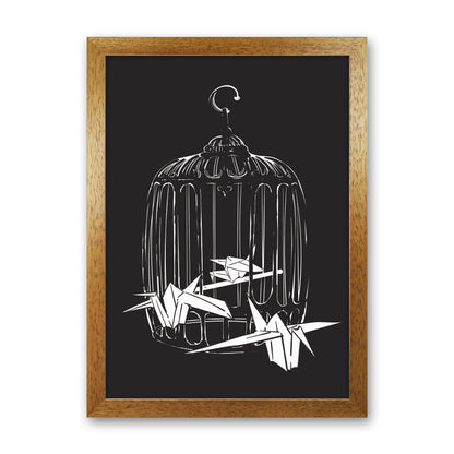 Origami Birds Art Print by Jason Stanley Oak Grain