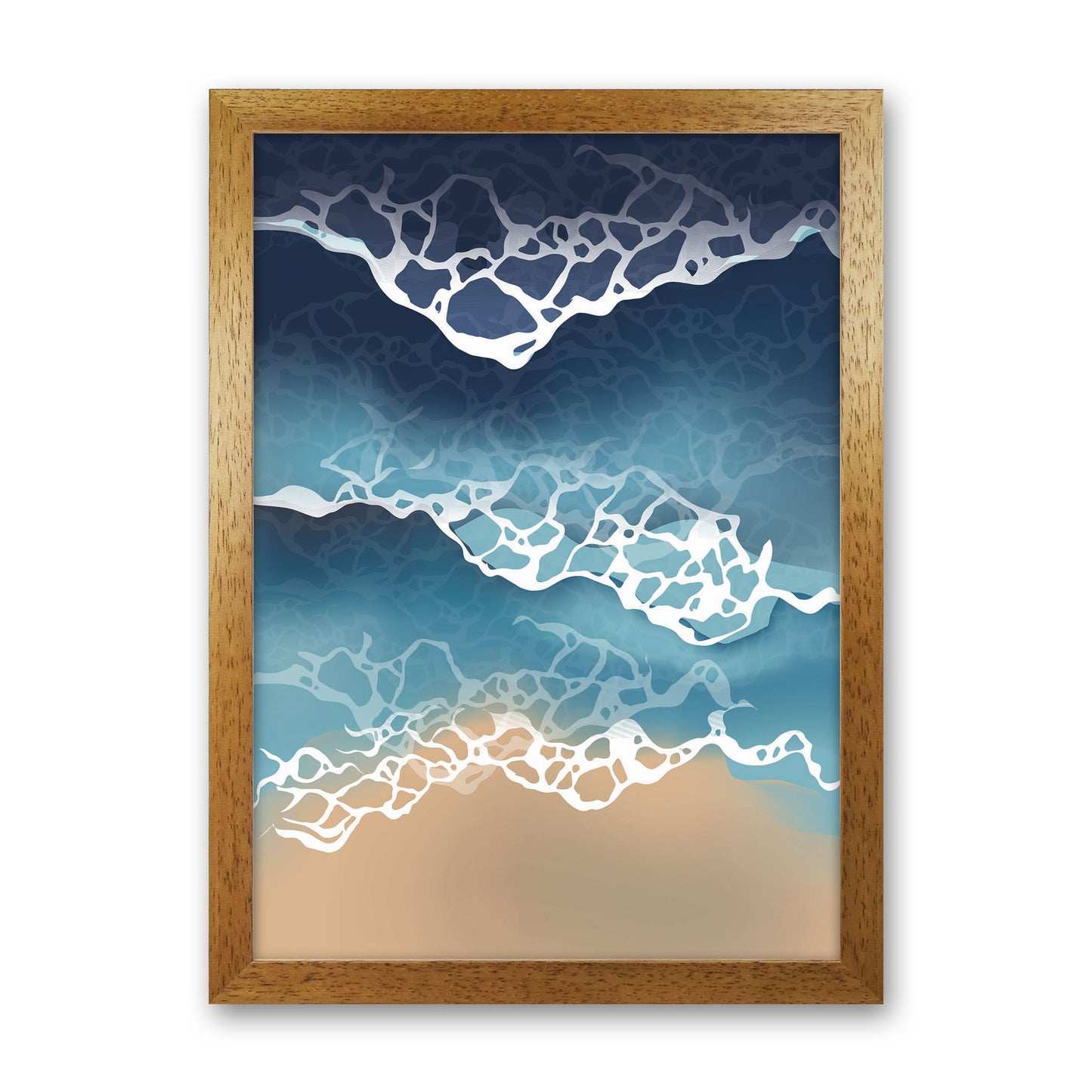 Ocean Waves Art Print by Jason Stanley Oak Grain