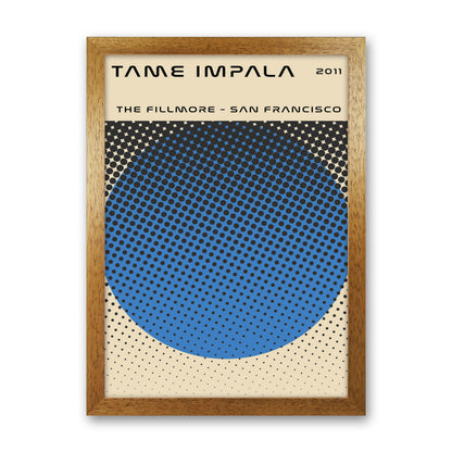 Tame Impala Live In San Francisco Art Print by Jason Stanley Oak Grain