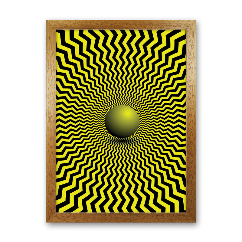 Optical Illusion Art Print by Jason Stanley Oak Grain