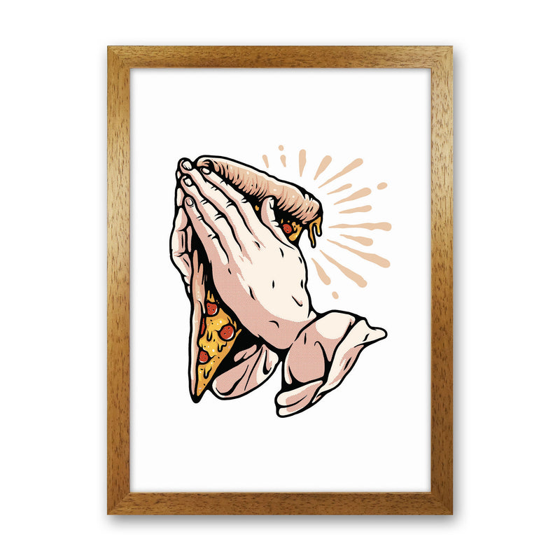Pizza Is Life Art Print by Jason Stanley Oak Grain