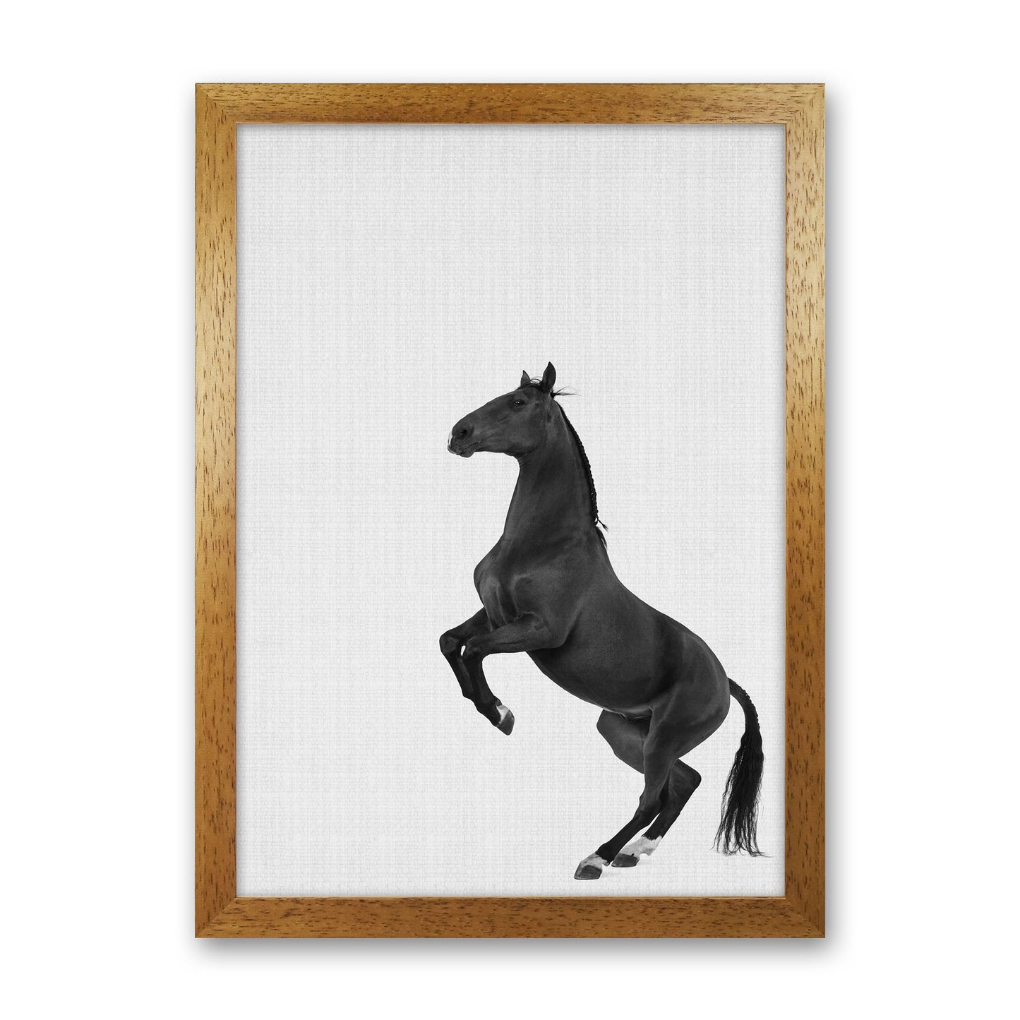 The Dark Horse Rides At Night #2 Art Print by Jason Stanley Oak Grain