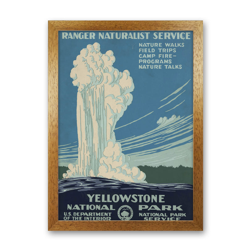 Yellowstone National Park Art Print by Jason Stanley Oak Grain