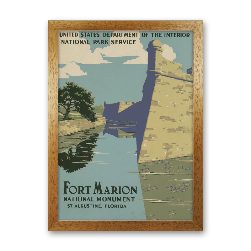 Fort Marion National Park Art Print by Jason Stanley Oak Grain