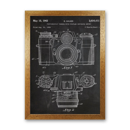 Vintage Camera Patent Art Print by Jason Stanley Oak Grain