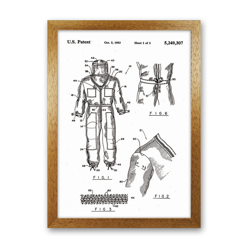 Bee Keeper Suit Patent Art Print by Jason Stanley Oak Grain